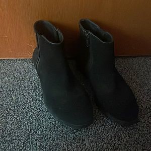 Black Suede Sol Sana Booties